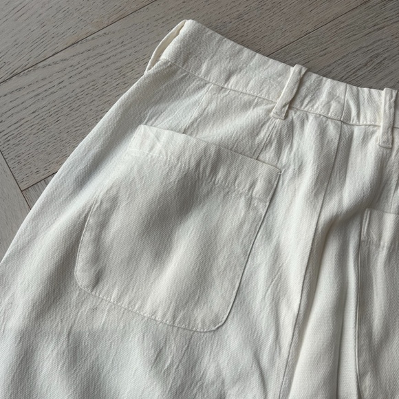 *new* LACAUSA high waisted pleated lola trousers - off-white/cream, size 2 - Picture 5 of 9